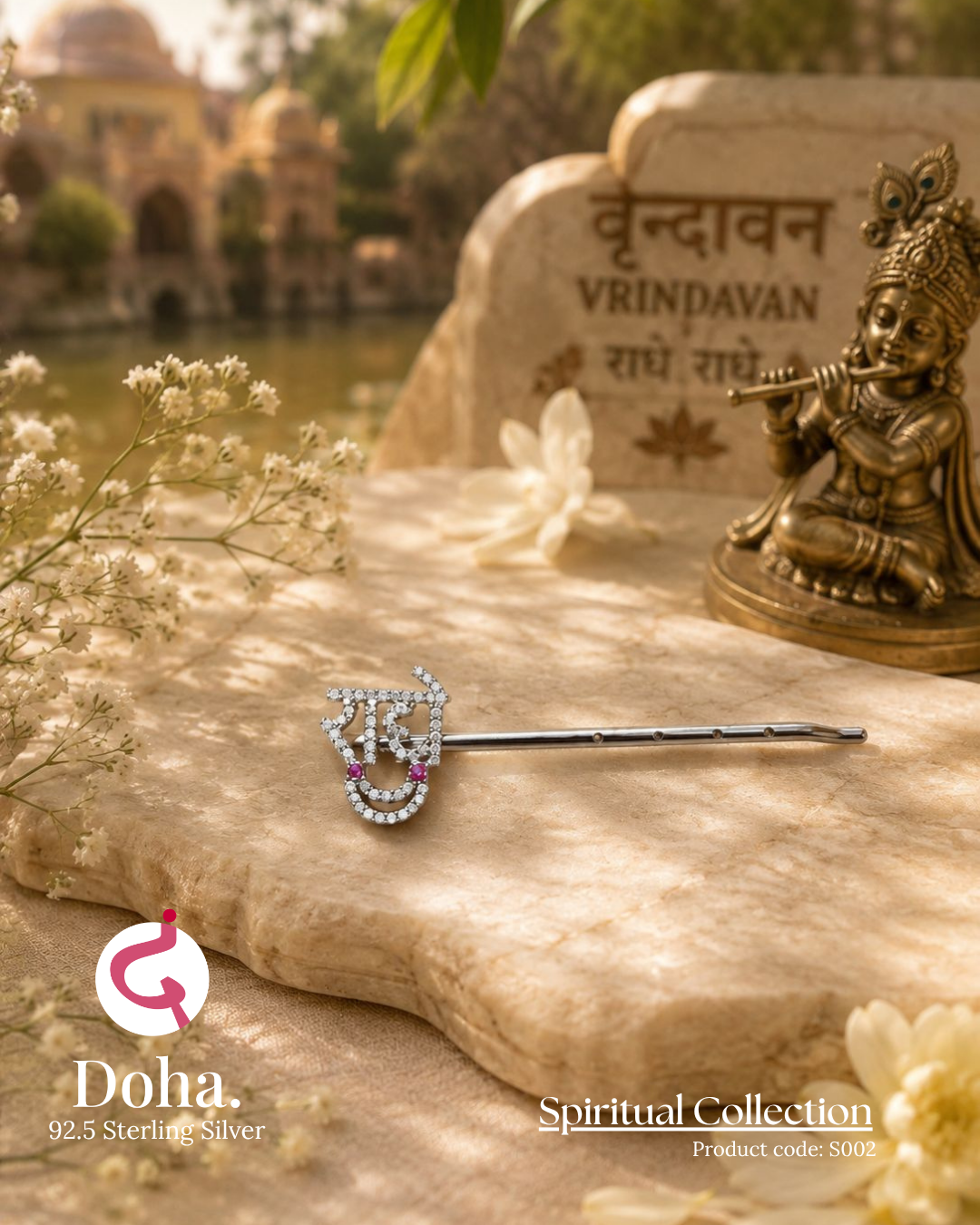 Radhe Bansuri – 92.5 Sterling Silver