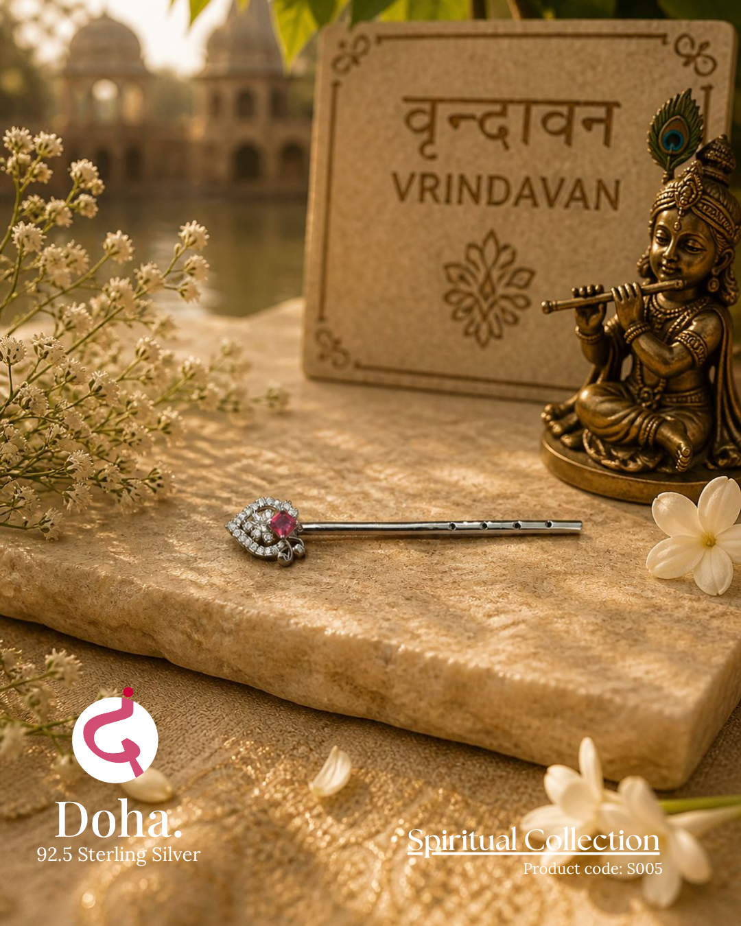 Kamal Bansuri – 92.5 Sterling Silver