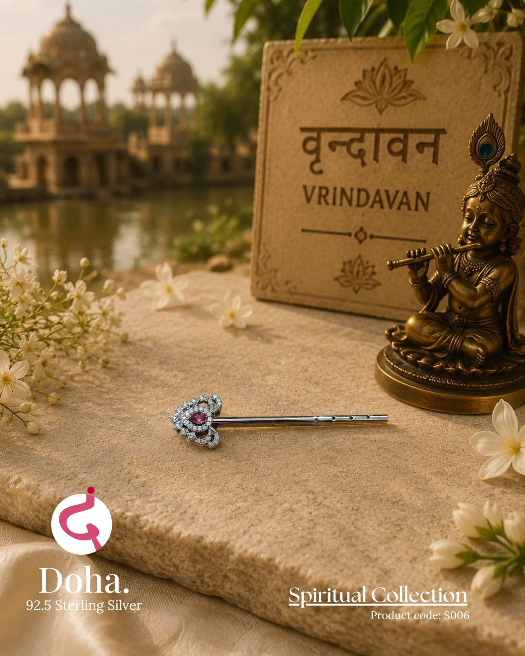 Prem Hriday Bansuri – 92.5 Sterling Silver