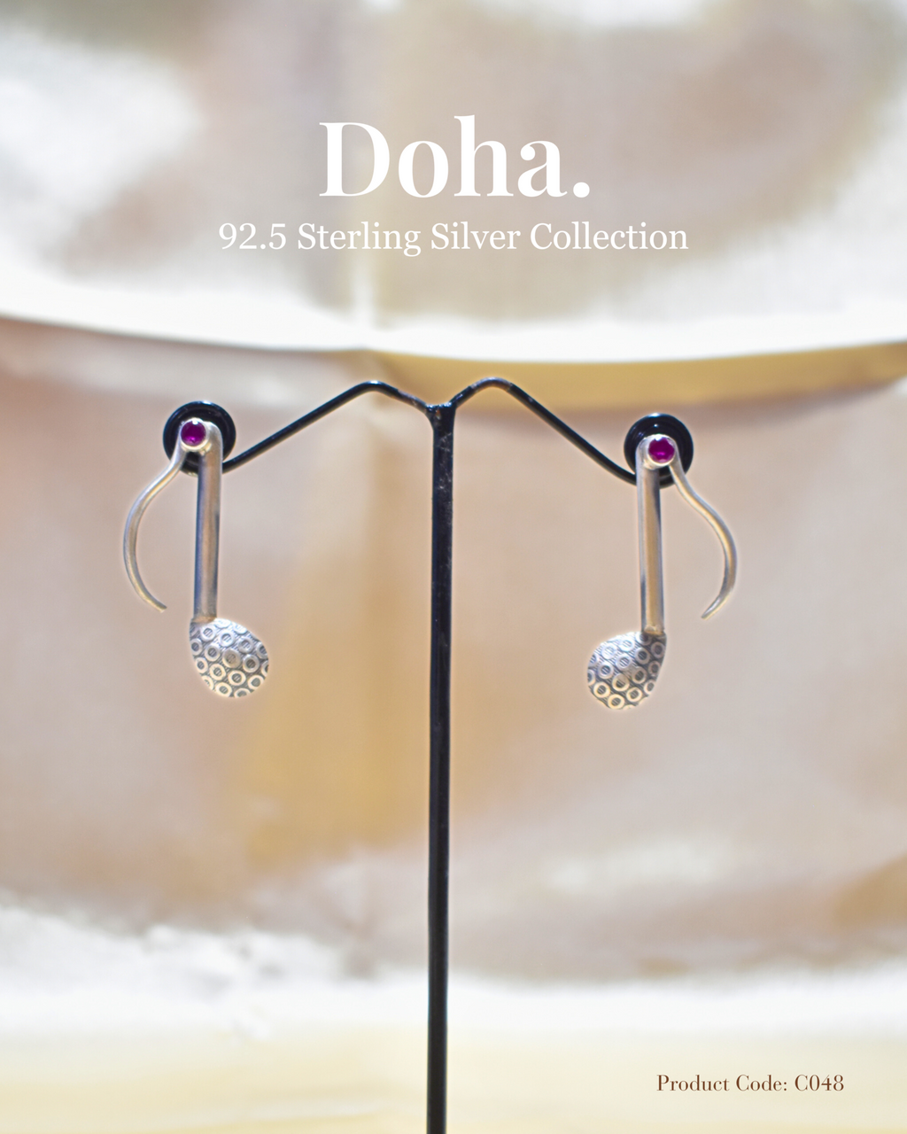 Musical Note Drop Earrings
