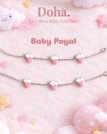 Pink Icecream Charm Baby Anklet