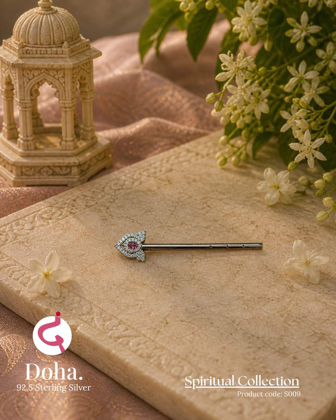 Tulsi Bansuri – 92.5 Sterling Silver